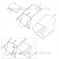 H   Bac de ramassage pour Stihl MB 756.0 YS