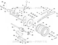 E   Axe, differential pour Stihl MB 858.0