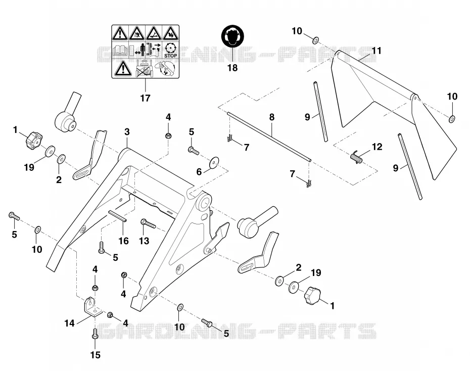 C - Console, Volet d'ejection Stihl Tondeuses Tondeuses VIKING : MB MB 858.0  MB 858.0