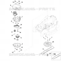 D   Moteur, lame pour Stihl MA 339.0