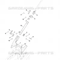 B   Guidon inférieur pour Stihl MA 339.0 C