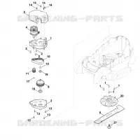 D   Moteur, lame pour Stihl MA 339.1 C