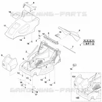 B   Carter pour Stihl ME 235.0