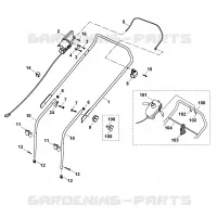 A   Guidon pour Stihl ME 400 M