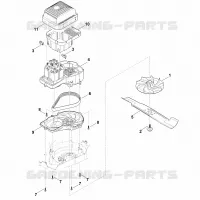 D   Moteur, lame pour Stihl ME 443.1
