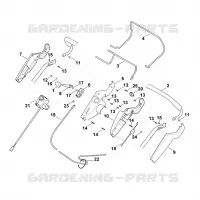 A   Guidon part haut pour Stihl ME 545.0 V