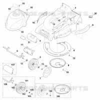 D   Carter, Axe pour Stihl ME 545.0 V
