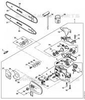 Réducteur (B) pour Stihl HT 130