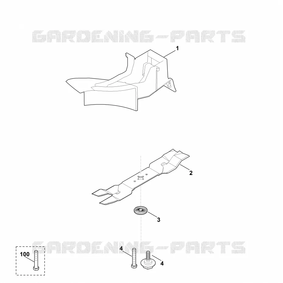 A - Kit mulching Stihl Tondeuses Tondeuses VIKING : Accessoires AMK 043  AMK 043