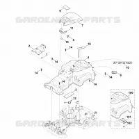 B   Carter supérieur pour Stihl MI 422.0 P
