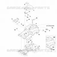 B   Carter supérieur pour Stihl MI 422.1