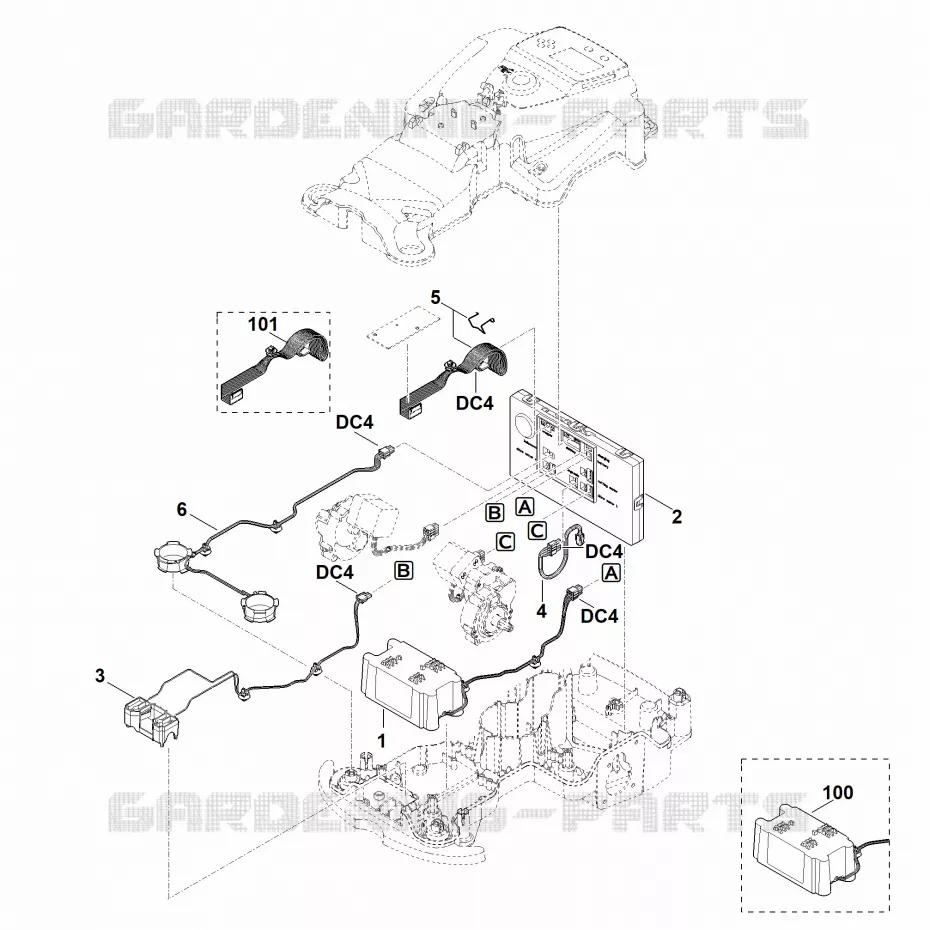 E - Parties électriques Stihl Robots de tontes Robots de tontes VIKING MI MI 422.1  MI 422.1