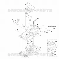 B   Carter supérieur pour Stihl MI 422.1 P