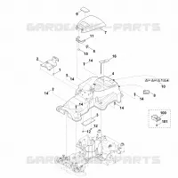 B   Carter supérieur pour Stihl MI 422.1 PC