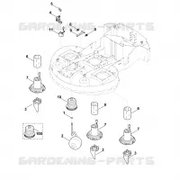 C   Plateau de coupe, roue avant pour Stihl MI 555.0 C