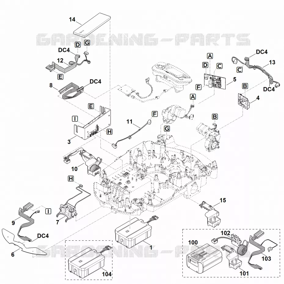 E - Parties électriques Stihl Robots de tontes Robots de tontes VIKING MI MI 632.0  MI 632.0