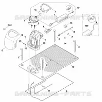 F   Station de base pour Stihl MI 632.0 P