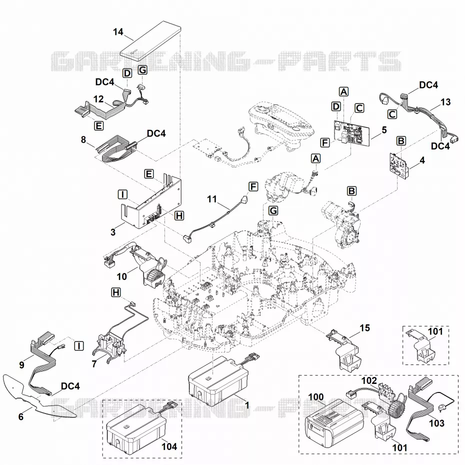 E - Parties électriques Stihl Robots de tontes Robots de tontes VIKING MI MI 632.0 P  MI 632.0 P