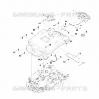 B   Carter supérieur pour Stihl MI 632.1 C