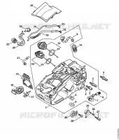 Carter moteur pour Stihl MS 193 C-E