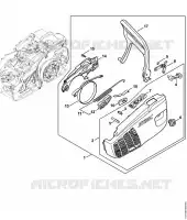 Couvercle de pignon pour Stihl MS 193 C-E