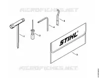 Outils, Accessoires spéciaux pour Stihl MS 193 C-E