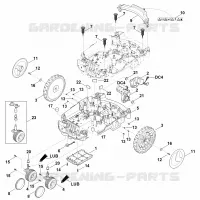 C   Parte inferérieure du carter, châssis pour Stihl MI 632.1 PC