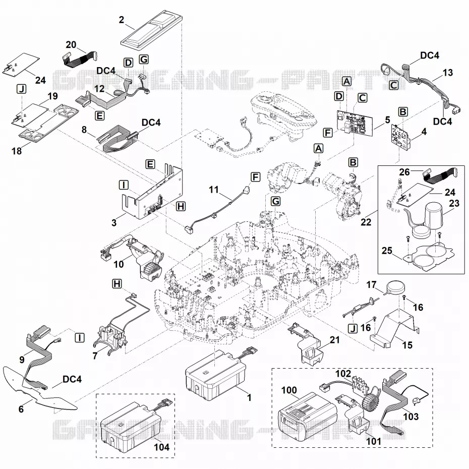 E - Parties électriques Stihl Robots de tontes Robots de tontes VIKING MI MI 632.1 PC  MI 632.1 PC