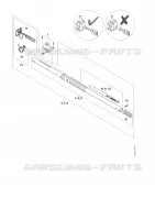 Tube complet ⇥ 443292951 pour Stihl HTA 66