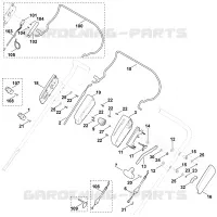 A   Guidon part haut pour Stihl LB 540