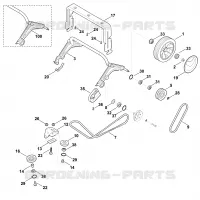 E   Axe, Entrainement pour Stihl LB 540