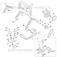 E   Axe, Entrainement pour Stihl LB 540.1