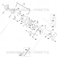 A   Guidon part haut pour Stihl LE 540