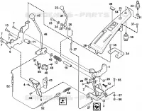 F   Éléments de commande pour Stihl MF 460
