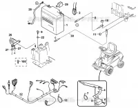 H   Parties électriques pour Stihl MF 460