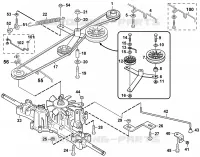 J   Transmission pour Stihl MF 480