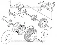 K1   Roues pour Stihl MF 480