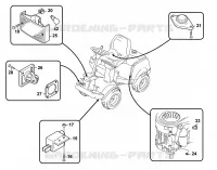 J   Parties électriques   2 pour Stihl MF 860