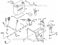 I   Parties électriques   1 pour Stihl MF 880