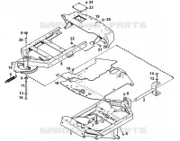 C   Chassis pour Stihl MF 890 PRO