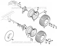 N   Roues pour Stihl MF 890 PRO