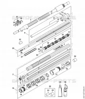 Tube complet pour Stihl HTA 135