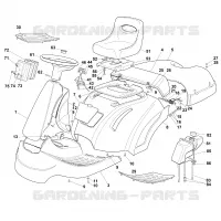 B   Carrosserie pour Stihl MR 380