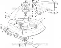 I   Plateau de coupe pour Stihl MR 385