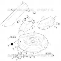 K   Carter du plateau de coupe pour Stihl MR 4082.0