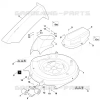 K   Carter du plateau de coupe pour Stihl MR 4082.0 K
