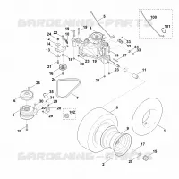 H   Transmission, roue arrière pour Stihl MR 4082.1