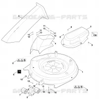 K   Carter du plateau de coupe pour Stihl MR 4082.1