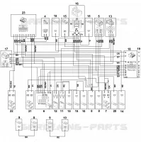 P   Schéma de contact 1 pour Stihl MR 4082.1