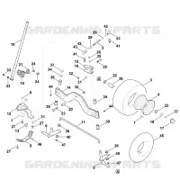 F   Direction, roue avant pour Stihl MR 4082.2